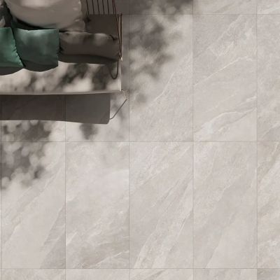 UBIK IVORY - Indoor/outdoor porcelain stoneware flooring with stone effect _ CERAMICHE KEOPE