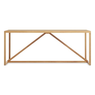 Strut 75" Wood Dining Table - Image 4
