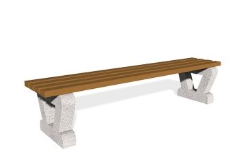 Bench | Concrete bench - Model 110 | Encho Enchev-ETE | Street bench | Park and garden bench | Outdoor furniture