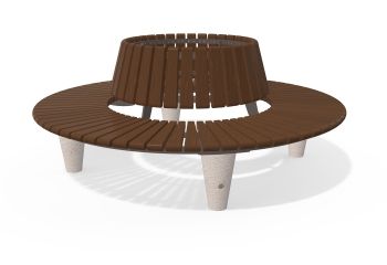 Bench | Concrete bench - Model 197 | Encho Enchev-ETE | Street bench | Park and garden bench | Outdoor furniture
