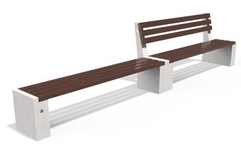 Bench | Concrete bench - Model 239 | Encho Enchev-ETE | Street bench | Park and garden bench | Outdoor furniture