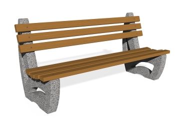 Bench | Concrete bench - Model 39 | Encho Enchev-ETE | Street bench | Park and garden bench | Outdoor furniture