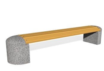 Bench | Concrete bench - Model 40 | Encho Enchev-ETE | Street bench | Park and garden bench | Outdoor furniture