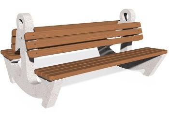 Bench | Concrete bench - Model 9 | Encho Enchev-ETE | Street bench | Park and garden bench | Outdoor furniture
