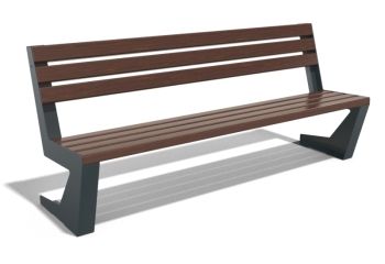 Bench | Metal bench - Model 124 | Encho Enchev-ETE | Park and garden bench | Street & urban furniture