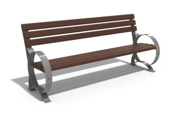 Bench | Metal bench - Model 48 | Encho Enchev-ETE | Park and garden bench | Street & urban furniture