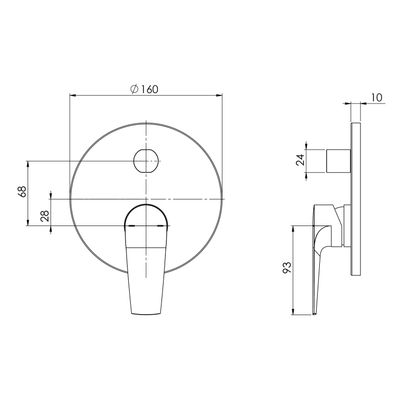 151-7940_Arlo_Shower_Bath_Diverter_Mixer_Trim_Kit_Only_Line_Drawing.jpg