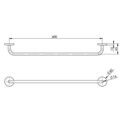 FE804_Festival_Single_Towel_Rail_600mm_Line_Drawing.jpg