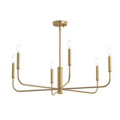 Reines Six-Light Chandelier - Image 2