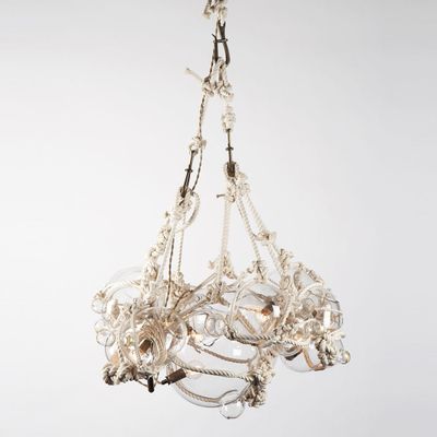 Knotty Bubbles | Chandelier - 1 Lg, 6 Sm Bubbles | Lindsey Adelman
