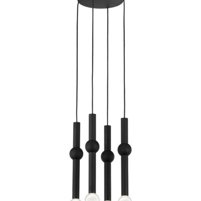 Guyed 4 Light Chandelier Details