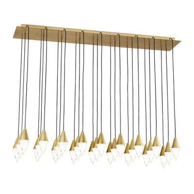Turret 27 Light Chandelier Details