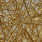 Aluminium wire in brass colour