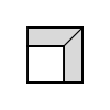 right corner