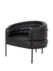 Amelie Club Chair Black Frame Fumee