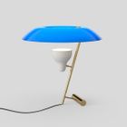 Polished Brass with Azure Diffuser