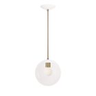 White with Brass