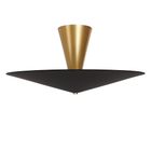 Matte Black with Heirloom Brass