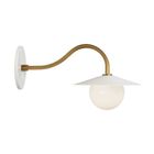 White with Heirloom Brass