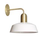 White with Brass