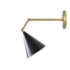 Matte Black with Brass