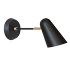 Matte Black with Brass Accents
