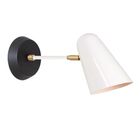 White with Brass Accents