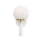 White with Brass
