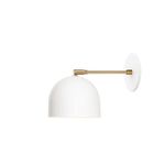 White with Brass