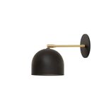 Matte Black with Brass