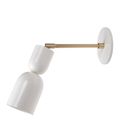 White with Brass