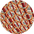 Red (with Orange & Beige)