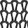 Dark grey, round open Soft Rope