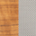 Teak w/grey aluminium incl. Tex