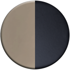 Polished Nickel/Matt Black