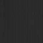 Etched Anodized Aluminium Black Ribbed