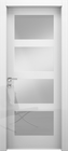 Glossy white lacquered