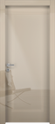 Glossy dove grey lacquered