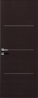 Lacquered oak dark brown