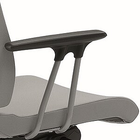 Black polyurethane and aluminium painted steel arms