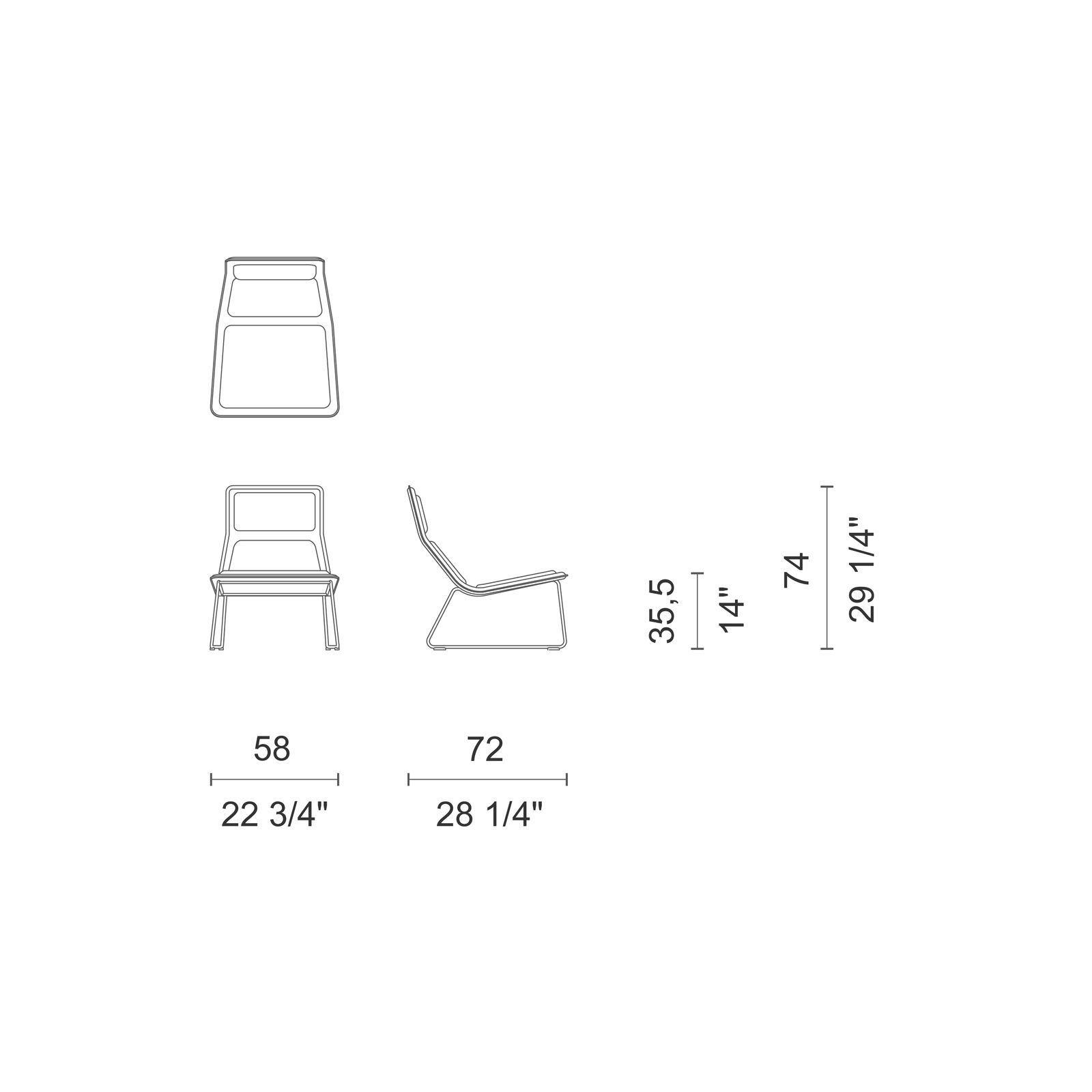 Low Pad dimensions