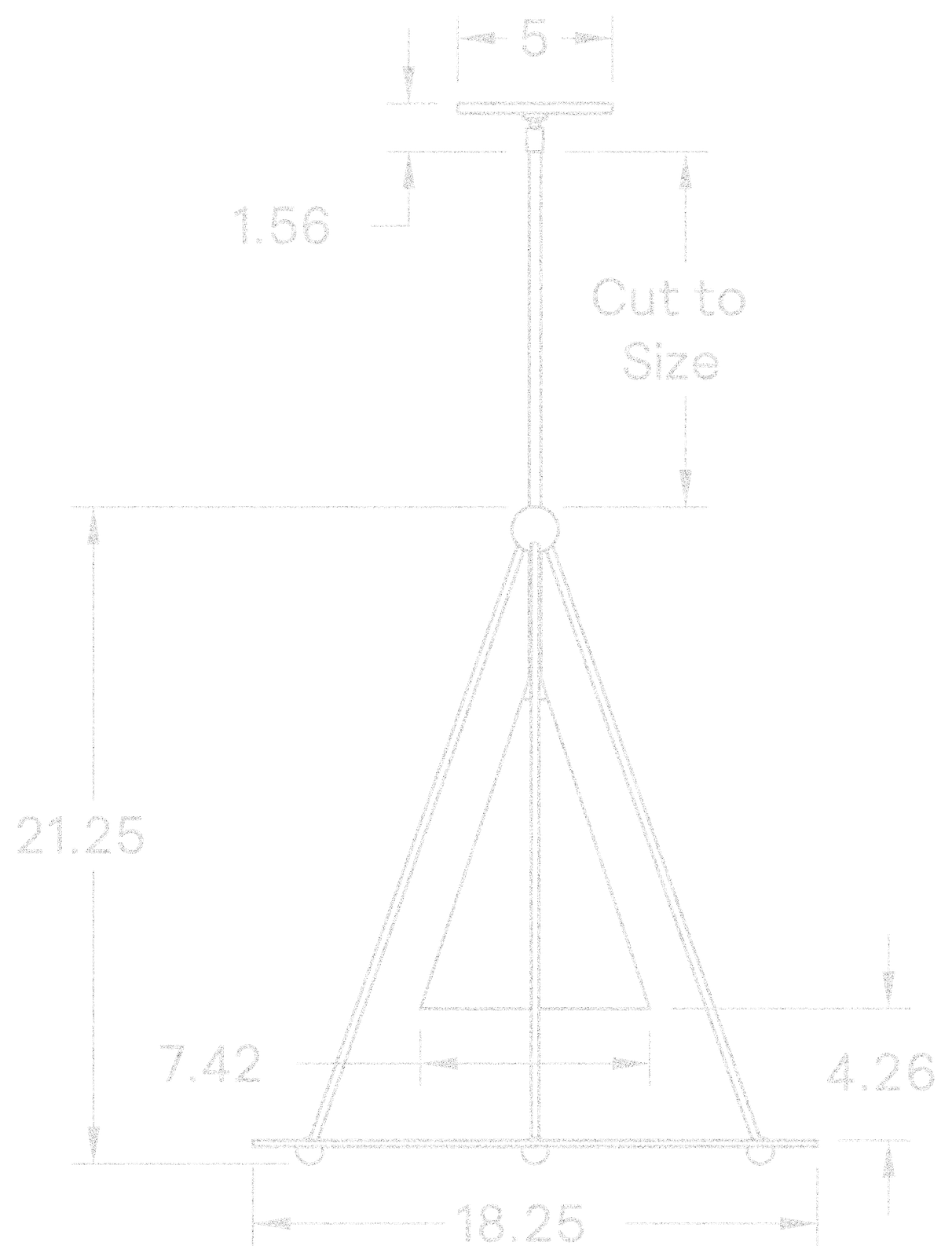 Tri Cone dimensions