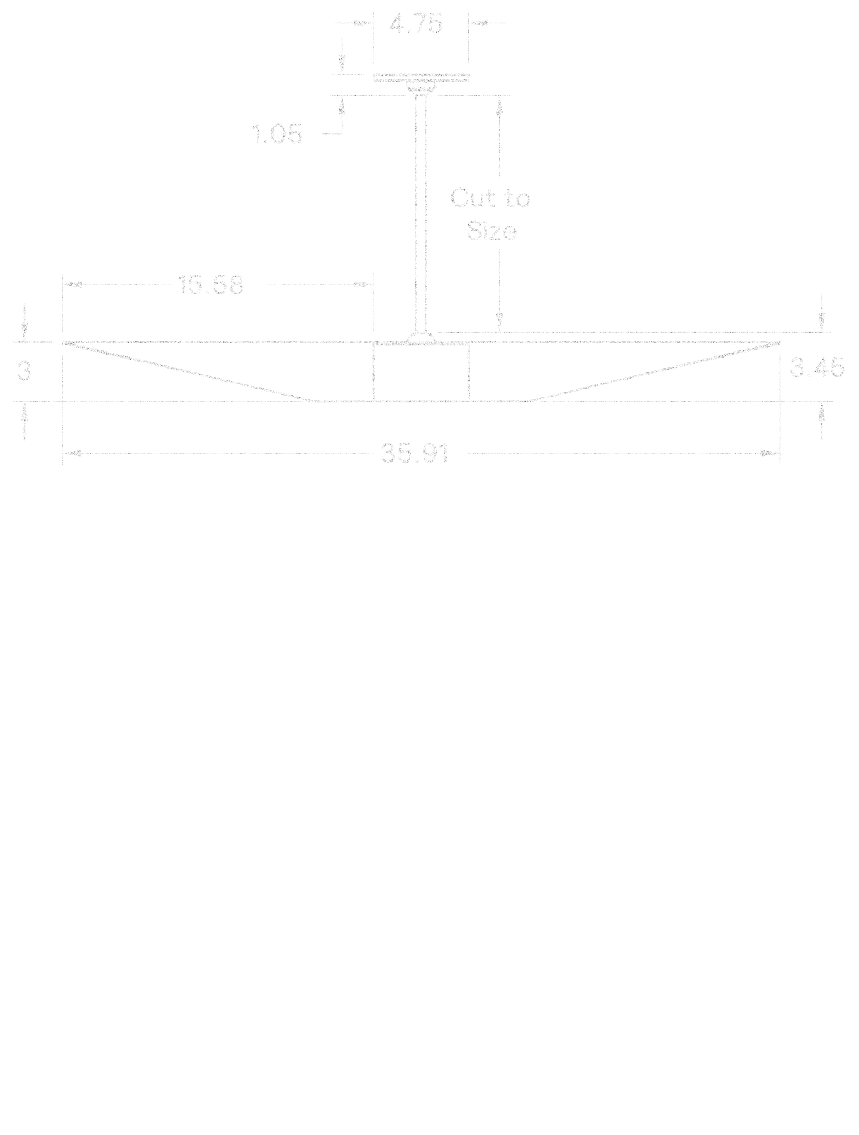 Voyager 33" Pendant dimensions
