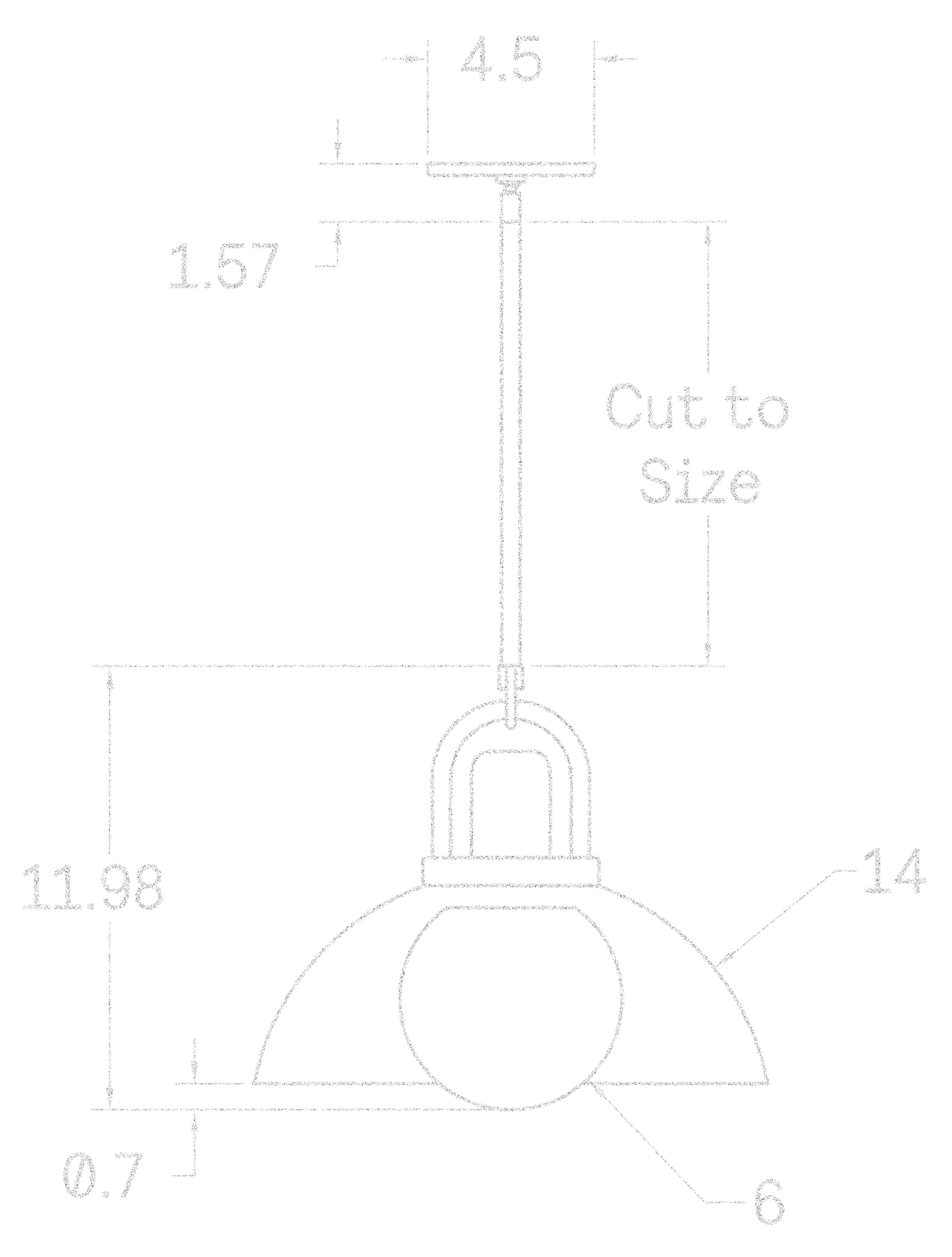 Arc 14" dimensions