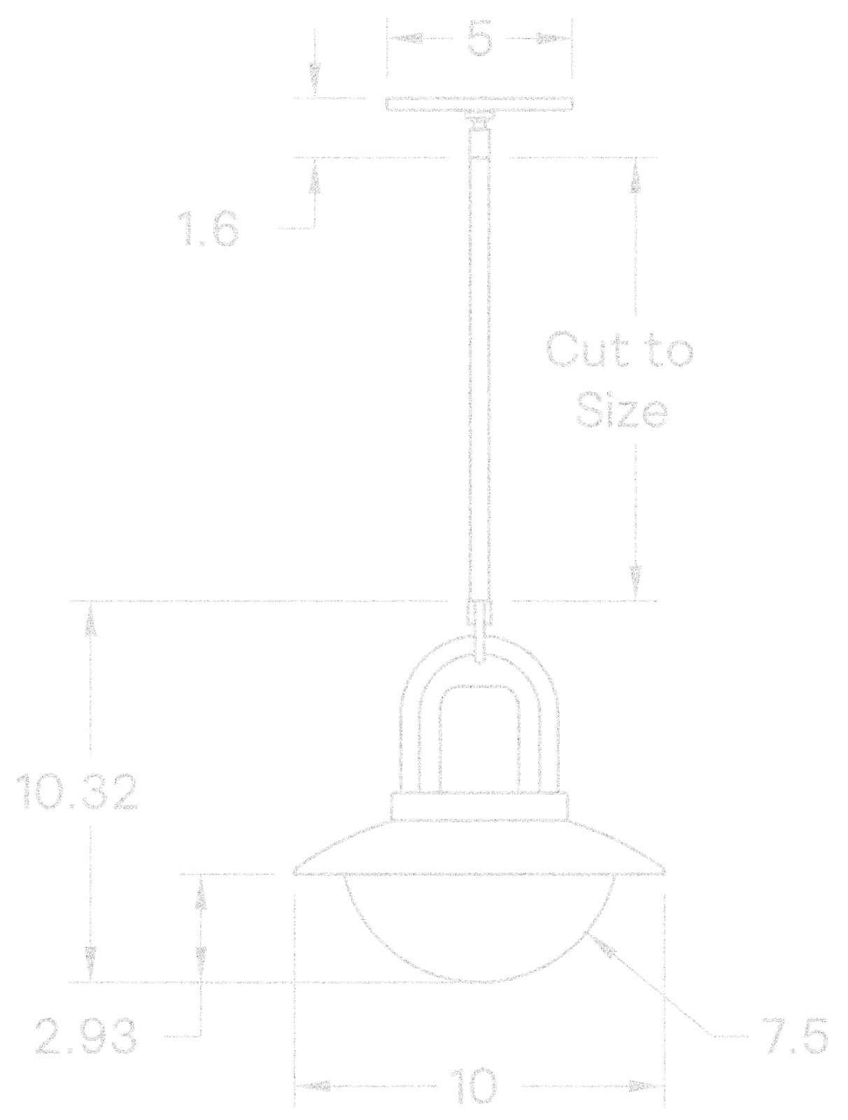 Arc Concentric 10" dimensions