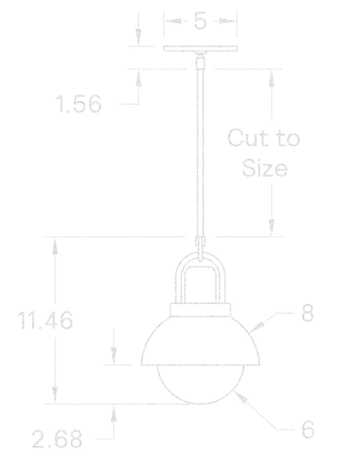 Arc Dome 08" dimensions