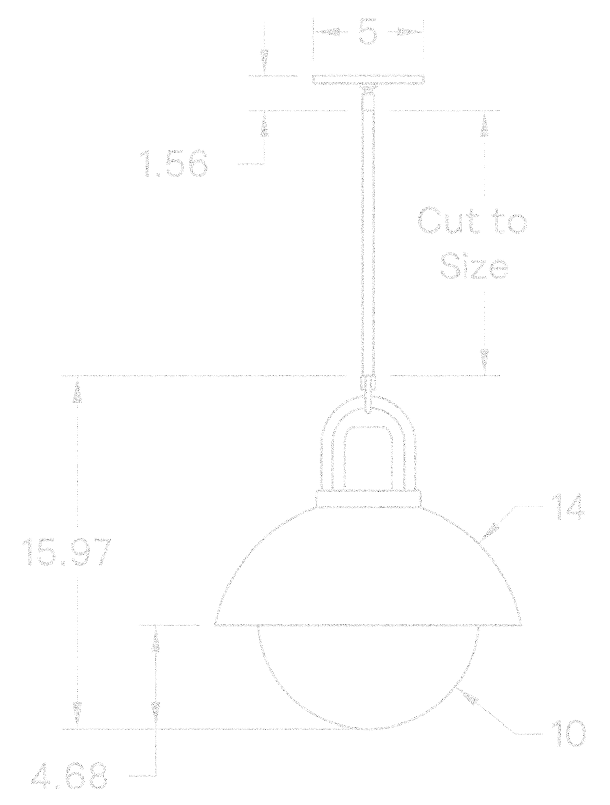 Arc Dome 14" dimensions