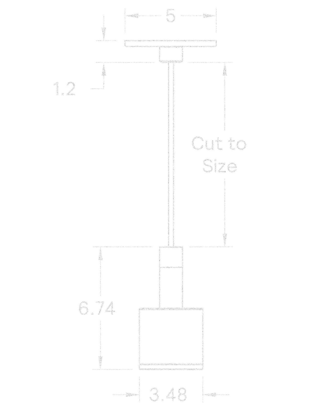 Composer II Pendant dimensions
