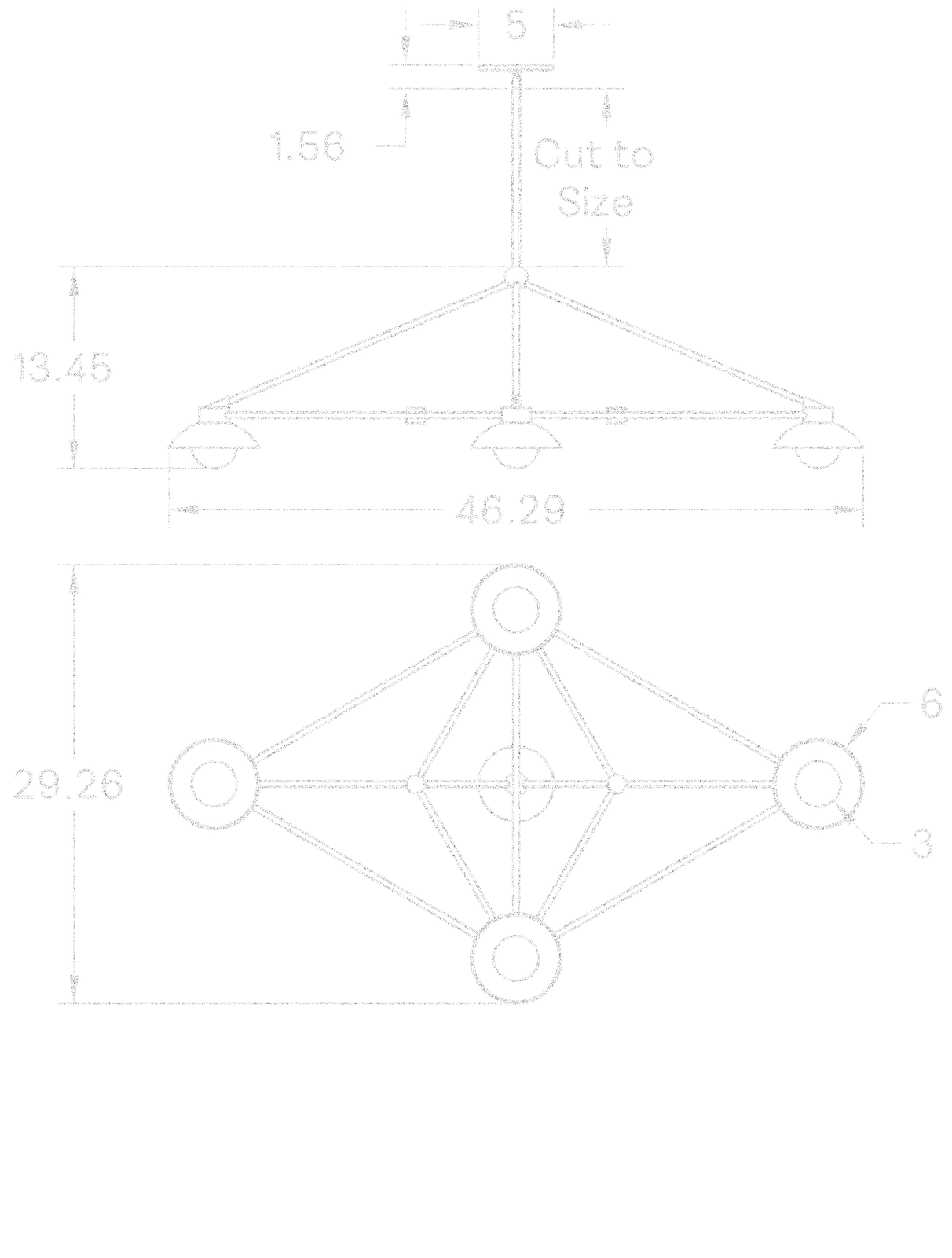 Archipelago 4 Pendant dimensions
