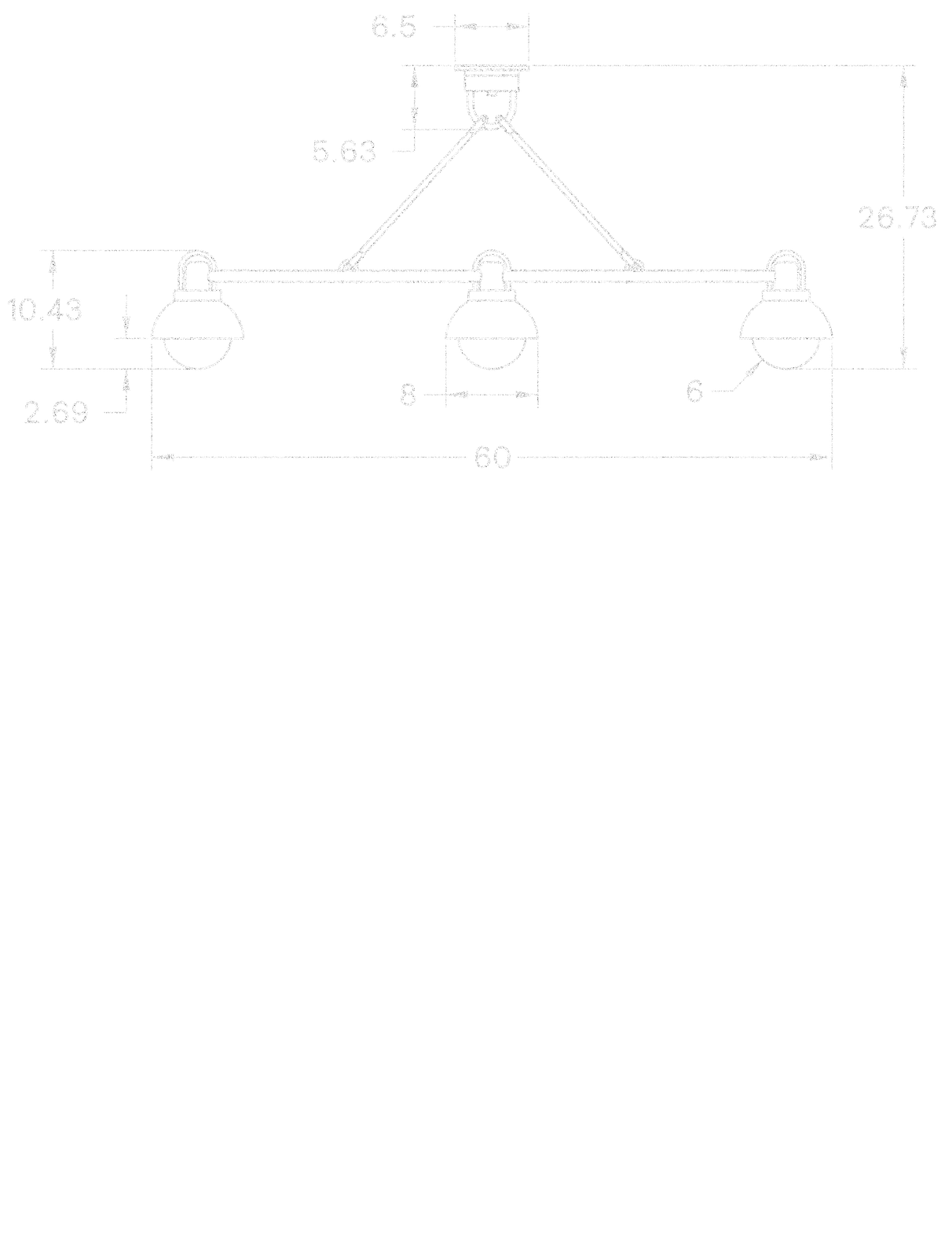 3 Arc Island Mini dimensions